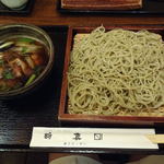 そば処 桝富 - 同じく九一そば、鴨せいろ1150円！！