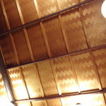 そば処 桝富 - 茶室のごとき網代天井、渋い！