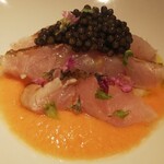 イル アオヤマ - ●ガスパチョ、ノドグロ、ベルギー産オシェトラキャビア