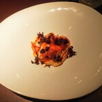 イル アオヤマ - ●パスタ、アラビアータ、トラフグの白子