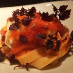 イル アオヤマ - ●パスタ、アラビアータ、トラフグの白子