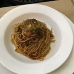 カフェラポルト - 堀坂牧場の牛肉ミートソーススパゲティ