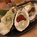 三代目網元 魚鮮水産 - 生牡蠣食べ比べ