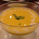 レ アール - 前菜　かぼちゃの冷製スープ