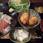 居酒メシ ゴリラ食堂 - 日替わりランチ(まぐろと釜揚げしらす丼)