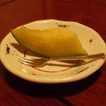 すき焼割烹 日山 - デザートはメロン