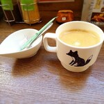 ビーフインパクト - 食後のコーヒーです。