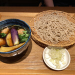 Ishiduki - 秋野菜と鴨つくねのつけ汁そば