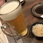 炭火串焼 千串屋 - 生ビール