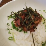 横濱家系ラーメン 龍乃家 - 肉飯300円込あっさりしてるのがバランス良き