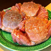 銀座 蟹みつ - コースでいただく毛蟹