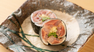 Togoshiginza Sushi Bando - 鰯の磯辺巻き