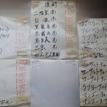 立呑み きむらや - メニュー