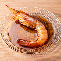 大ぶり赤海老の香り醤油漬け