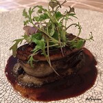 プチレストラン ブーケ・ド・フランス - ｱﾜﾋﾞとﾌｫﾜｸﾞﾗのｿﾃｰ