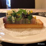 プチレストラン ブーケ・ド・フランス - 真鯵とｼﾞｬﾝﾎﾞﾝｸﾘｭのﾐﾙﾌｨｰﾕ