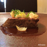 プチレストラン ブーケ・ド・フランス - Magret de canard au Cassis