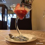 プチレストラン ブーケ・ド・フランス - ｲﾁｺﾞ､ﾌﾞﾗﾏﾝｼﾞｪ､ﾏｽｶﾙﾎﾟｰﾈのｱｲｽｸﾘｰﾑ