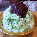 コメダ珈琲店 - かき氷（宇治＋小倉あん）