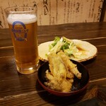 居酒屋　笑家 - 「風味爽快ニシテ」とお通し