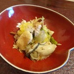 発芽そば ゆき - 牡蠣と野菜の煮物
