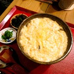 酒呑蕎食〆タグル - 牡蠣の玉子じめ蕎麦