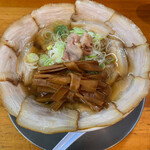 中華そば ひらこ屋 - あっさり（煮干し中華そば）バラチャーシュー、出汁メンマ追加