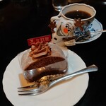 Hokuoukan - ふんわりちょころーる＋ブレンドコーヒー（ケーキセット）