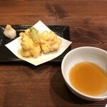 加能漁菜 SHION - 白子の天ぷら。