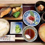 Taishuu Sakaba Sakanaya Oaji - ブリ照り焼き定食