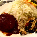 マネキヤ - デミグラスハンバーグランチ