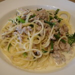 ポルチェリーノ - ソーセージとブロッコリーのクリームソース・スパゲティ