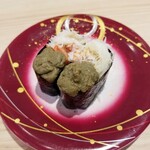 回転寿司 まつりや - かにみそ 258円