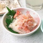 ゆたか食堂 - ずわいほぐし300円