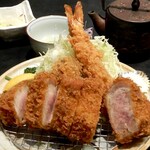 とんかつ 勝 - ”特選厚切りロース”にZoomUp、肉厚と表現するより、美味しいものへの表現としては適切ではありませんが、“棒・丸太”のようです。