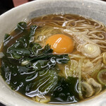 みのがさ - 月見そば。