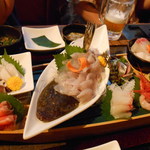 南洲 - 2012/08/25　お刺身、盛り合わせ