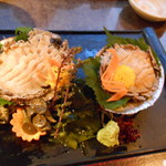 南洲 - 201/08/25　アワビのお刺身。。。コリコリっとナイスな食感！！