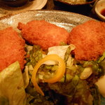 南洲 - 2012/08/25　まさか！ハムカツではなく、カニクリームコロッケ・・・(~_~メ)