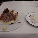 Restaurant LE MiDi - 2012.08飛騨牛もも肉のステーキセット