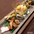 お料理 七草 - 料理写真:松茸の時雨煮､酸漿､馬鈴薯､生ﾊﾑ､銀杏