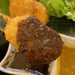 カレー串カツハッピー - どて味噌ソース