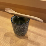 鮨駒 - 茶碗蒸しアオサ餡