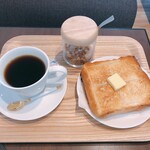 Anvey cafe - トーストコーヒーセット