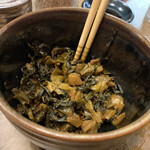 Raamen Hakata Bakufu - 卓上の辛子高菜