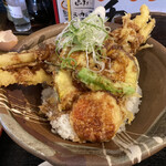 大阪産料理 空 - あなご丼のアップ