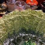 横浜家系ラーメン 三郷家 - 海苔増しは5枚100円。