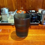 横浜家系ラーメン 三郷家 - 水。