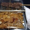 Momotaro - 串焼きステーキ(350円税込)、オムレツ肉焼きそば(350円税込)、昭和のお好み焼き(100円税込)