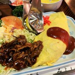 ニューみよし - オムそば、焼肉。